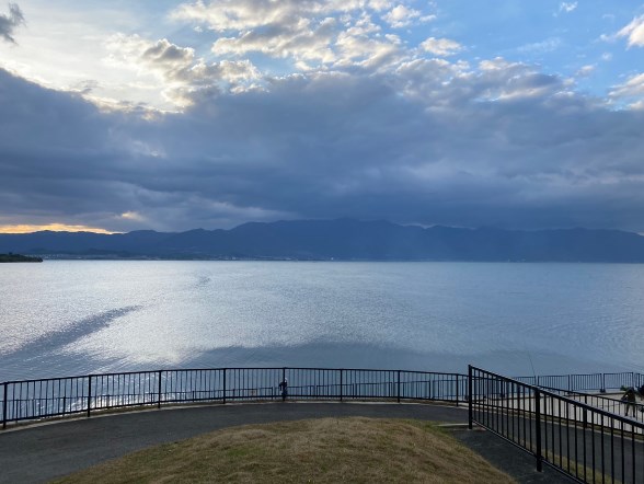【琵琶湖サイクルの聖地】『しあわせの丘・中洲大橋』の観光ガイド（駐車場・釣り）